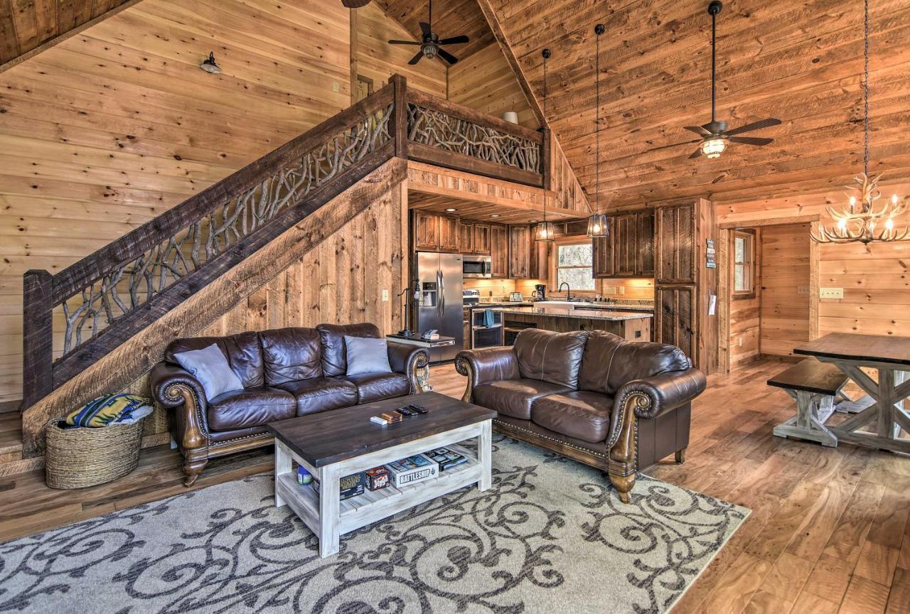Modern Murphy Cabin With Nottely River Views! Exterior foto