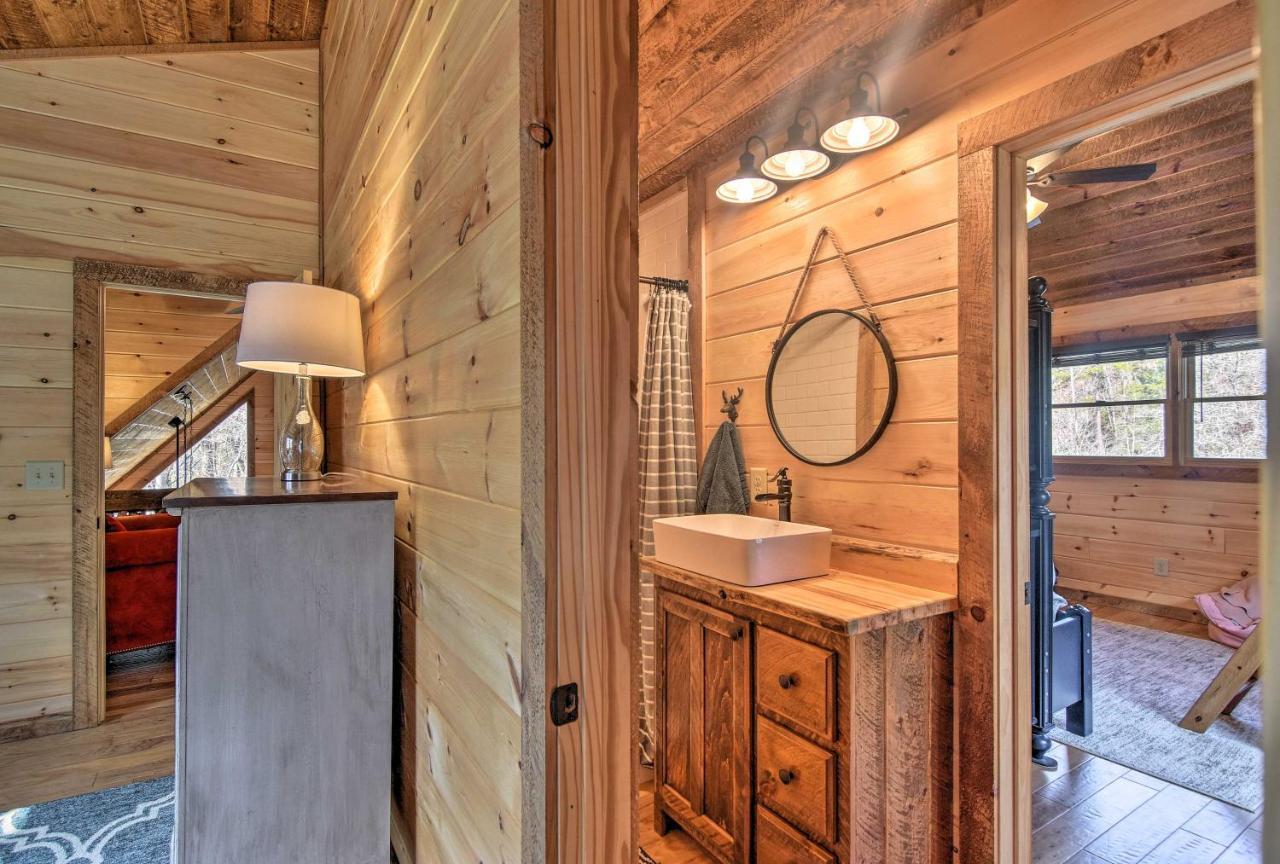 Modern Murphy Cabin With Nottely River Views! Exterior foto