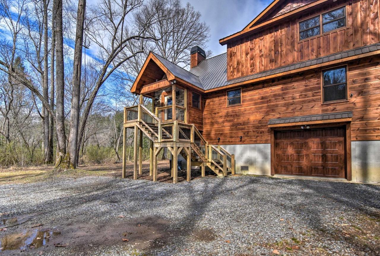 Modern Murphy Cabin With Nottely River Views! Exterior foto